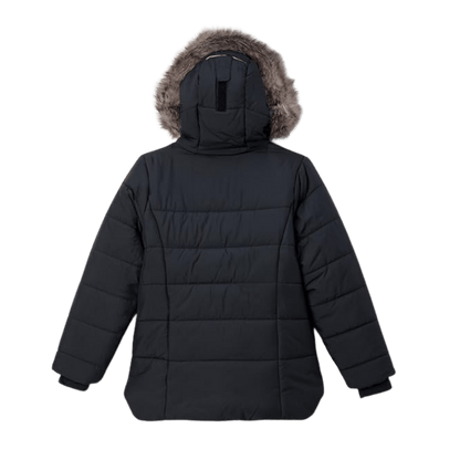 COLUMBIA GIRLS' KATELYN CREST JACKET - BLACK - BACK VIEW