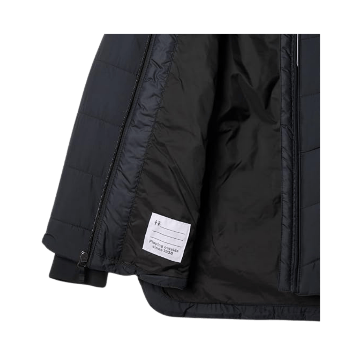 COLUMBIA GIRLS' KATELYN CREST JACKET - BLACK - CLOSE-UP VIEW