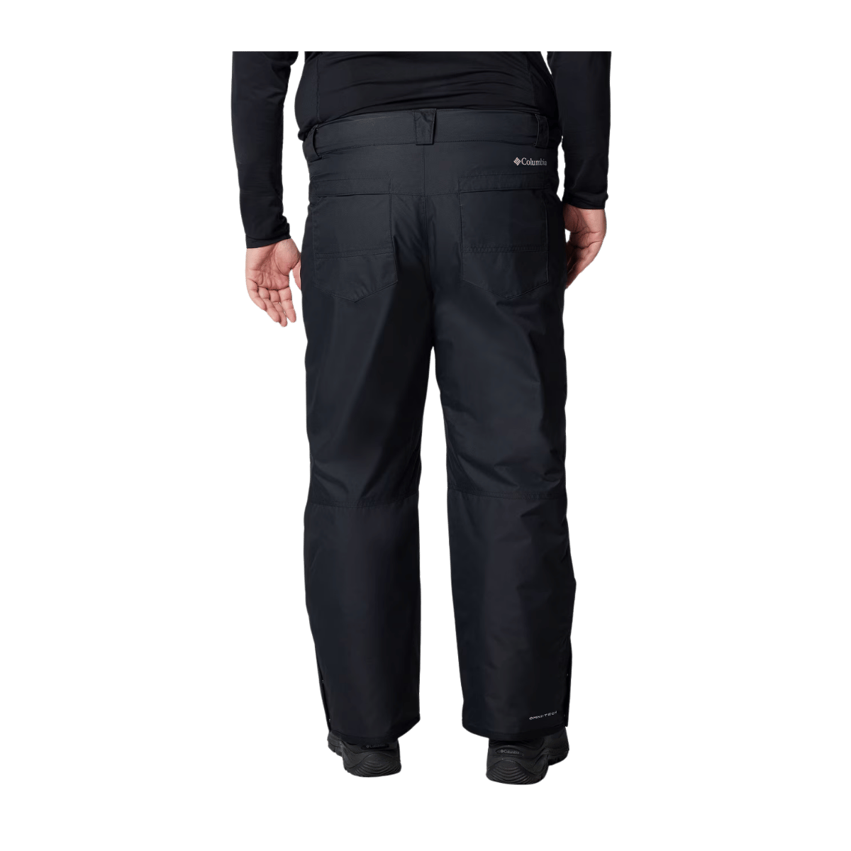 COLUMBIA MEN'S BUGABOO V PANT - BLACK - BACK VIEW