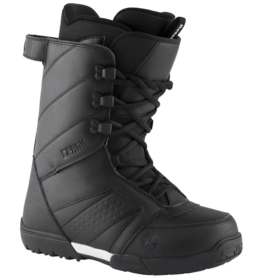CRANK LACED SNOWBOARD BOOT - UNISEX - BLACK