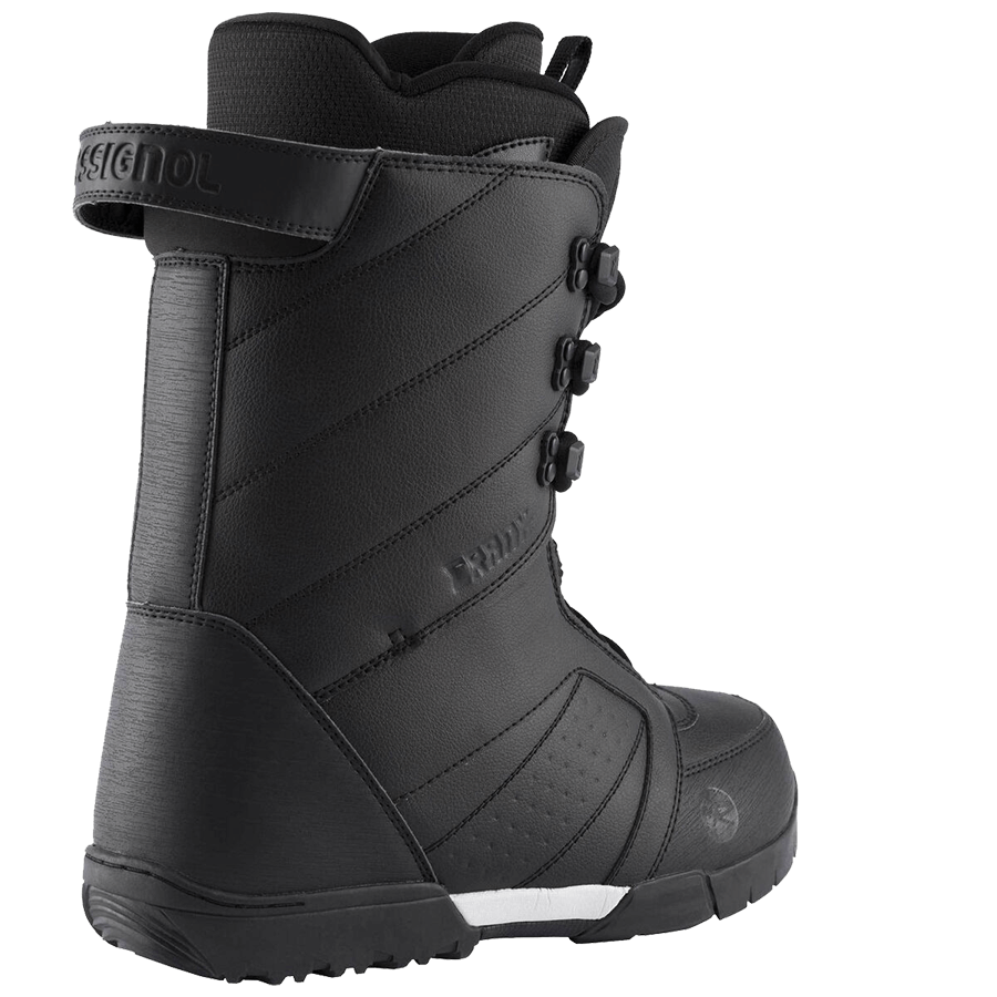 CRANK LACED SNOWBOARD BOOT - UNISEX - BLACK BACK