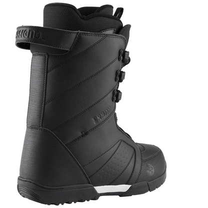 CRANK LACED SNOWBOARD BOOT - UNISEX - BLACK BACK