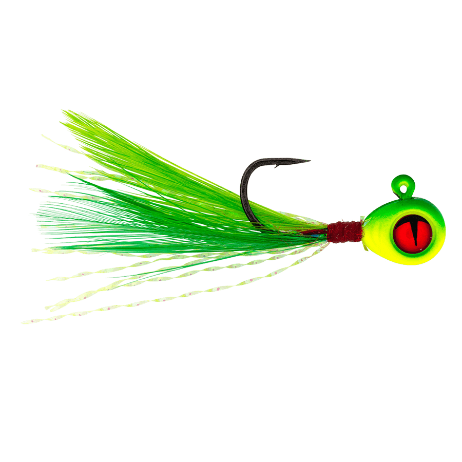 TUNGSTEN CRAPPIE KING FLY JIG PARAKEET