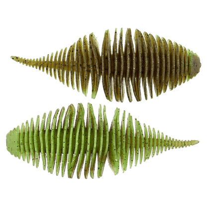 BELLOWS GILL CREATURE BAIT 5PK GREEN PUMPKIN CHART
