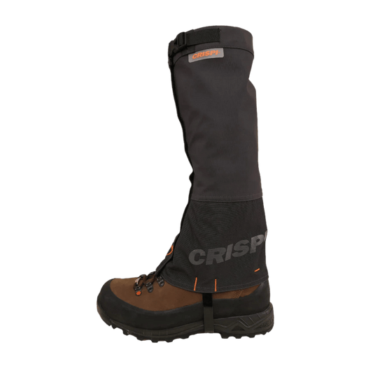 CRISPI BOOTS ALTO TALL GAITER - GREY - IN USE