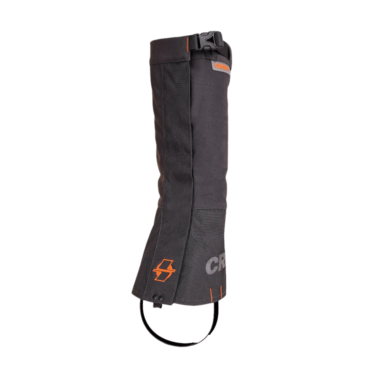 CRISPI BOOTS ALTO TALL GAITER - GREY - SIDE VIEW