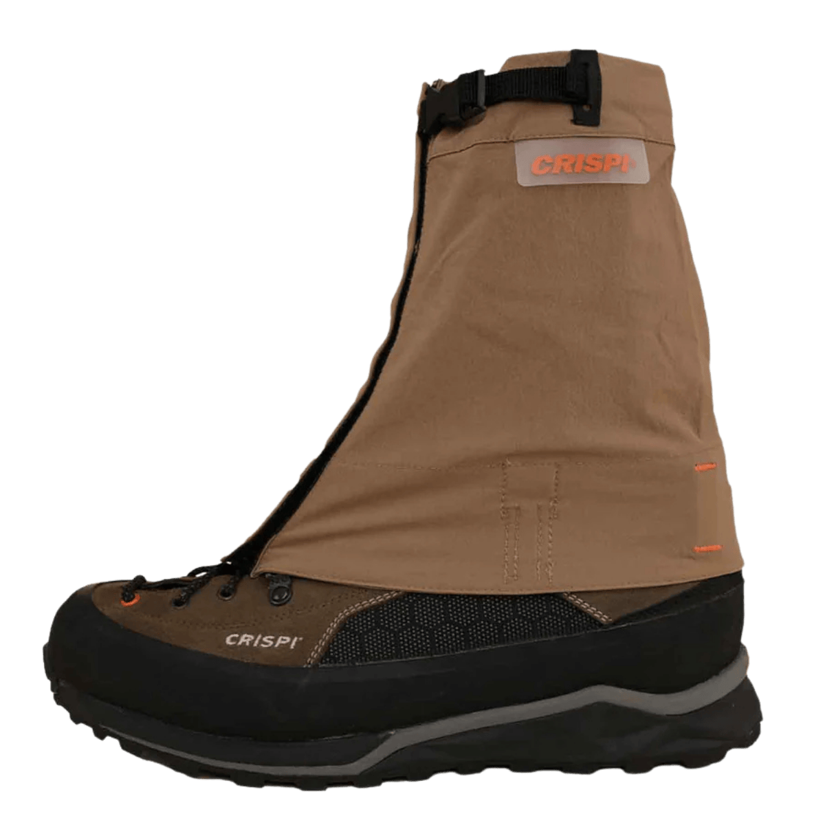CRISPIBOOT CORTO SHORT GAITER DURAFLEX BUCKLE - TAN - FULL VIEW
