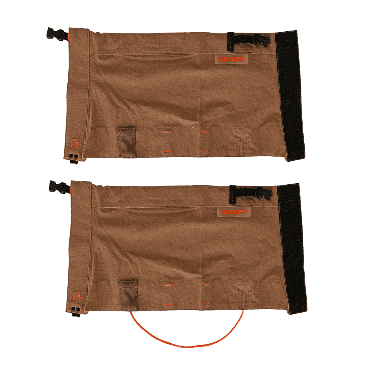 CRISPIBOOT CORTO SHORT GAITER DURAFLEX BUCKLE - TAN - LEFT AND RIGHT VIEW