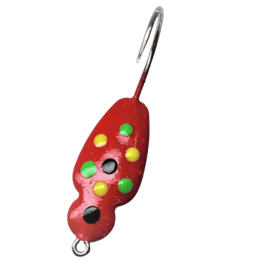 CUSTOM JIGS & SPINS DEMON JIG 2PK - RED SPOT GLOW #4