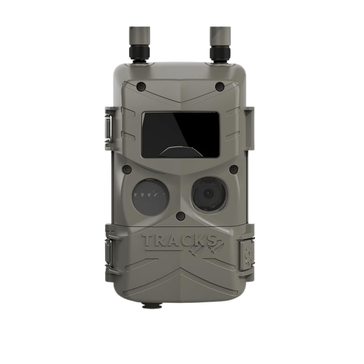 CUDDEBACK TRACKS BLACK FLASH CELL CAMERA - FRONT VIEW
