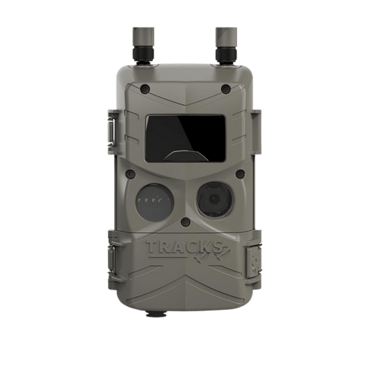CUDDEBACK TRACKS BLACK FLASH CELL CAMERA - FRONT VIEW