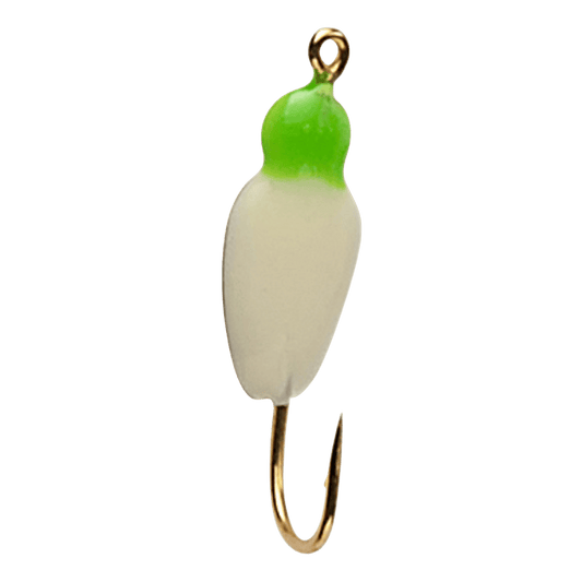 CUSTOM JIGS & SPINS DEMON GLOW JIG - LIME GLOW BRITE 2PK - #8