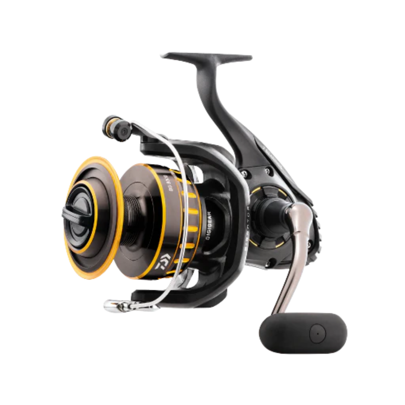 DAIWA BG SPINNING REEL BLACK ORANGE