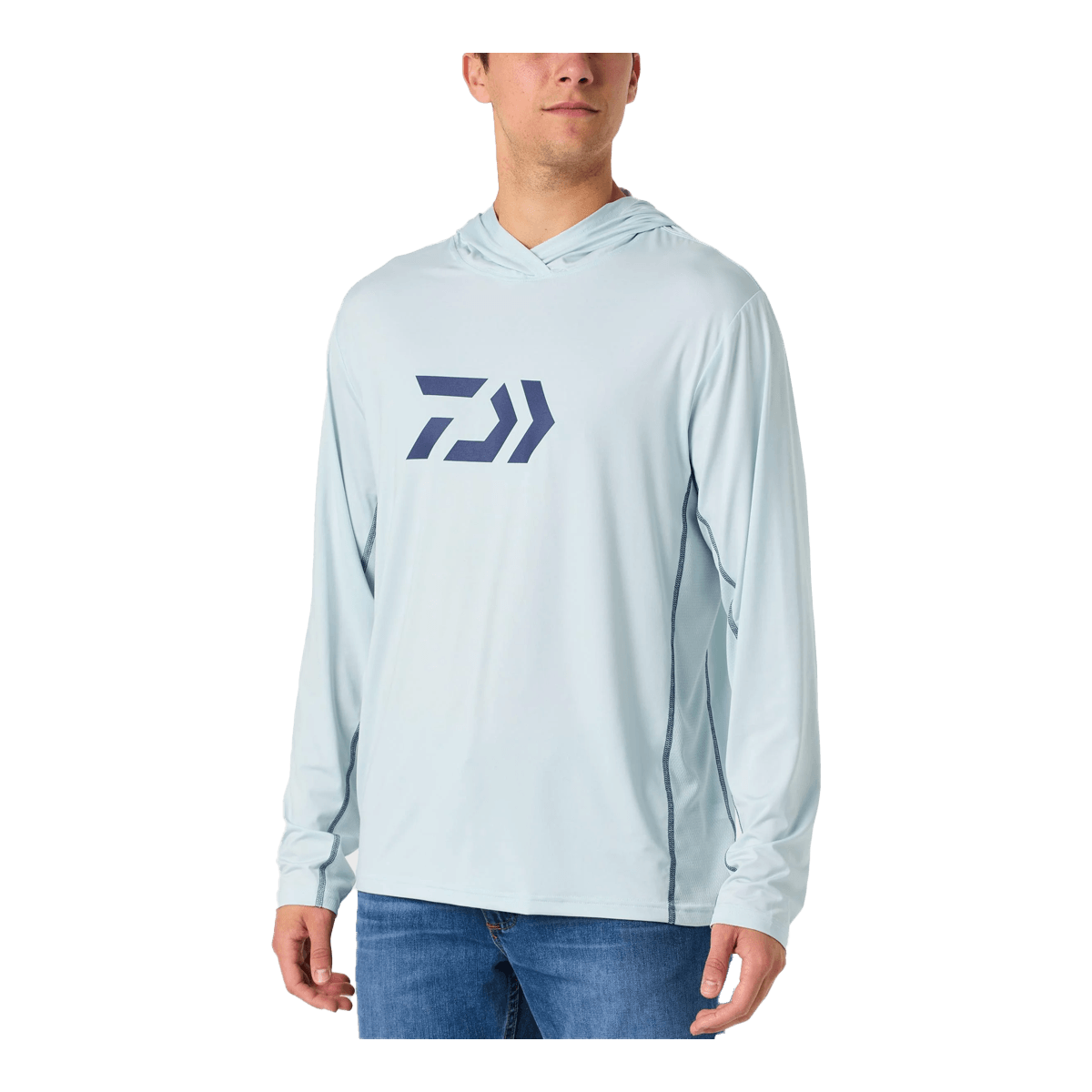 DAIWA D-VEC PLEIN AIR LS HOODED SUNSHIRT FRONT VIEW