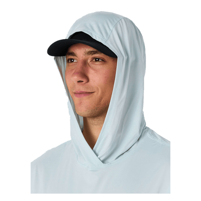 DAIWA D-VEC PLEIN AIR LS HOODED SUNSHIRT HOODED VIEW