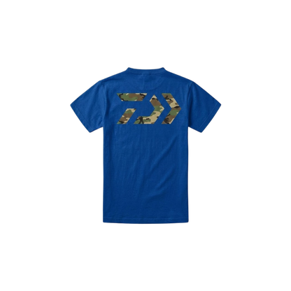DAIWA D VEC SNOW CAMO LOGO T SHIRT BACK