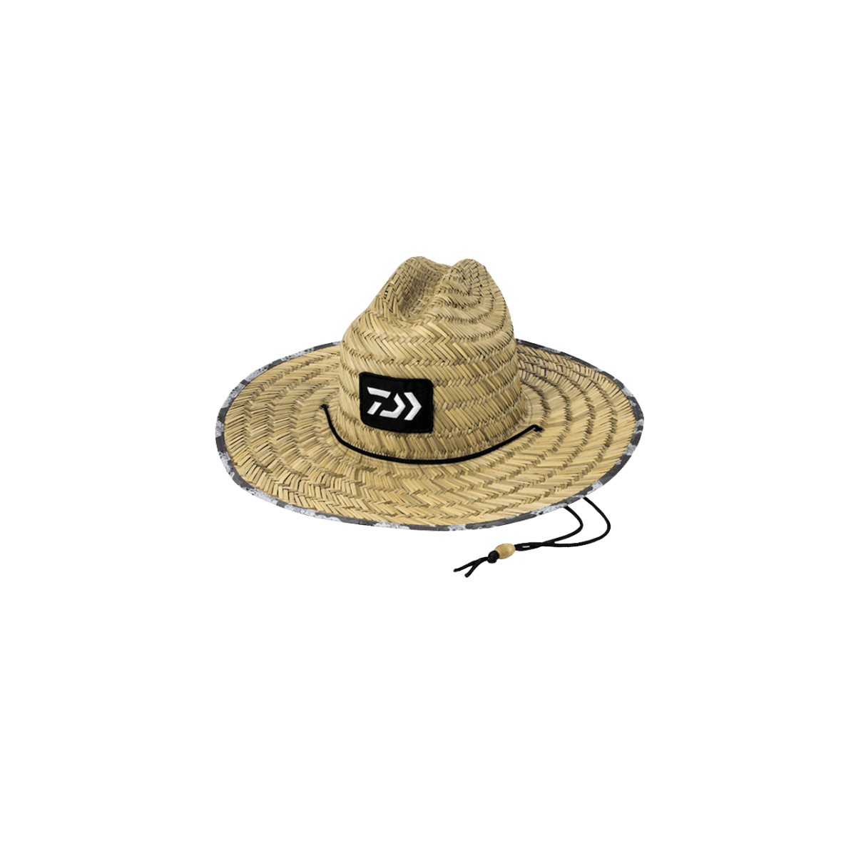 DAIWA D-VEC STRAW WHT LOGO HAT BEIGE COLOR IMAGE