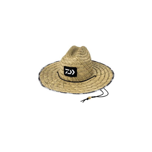 DAIWA D-VEC STRAW WHT LOGO HAT BEIGE COLOR IMAGE