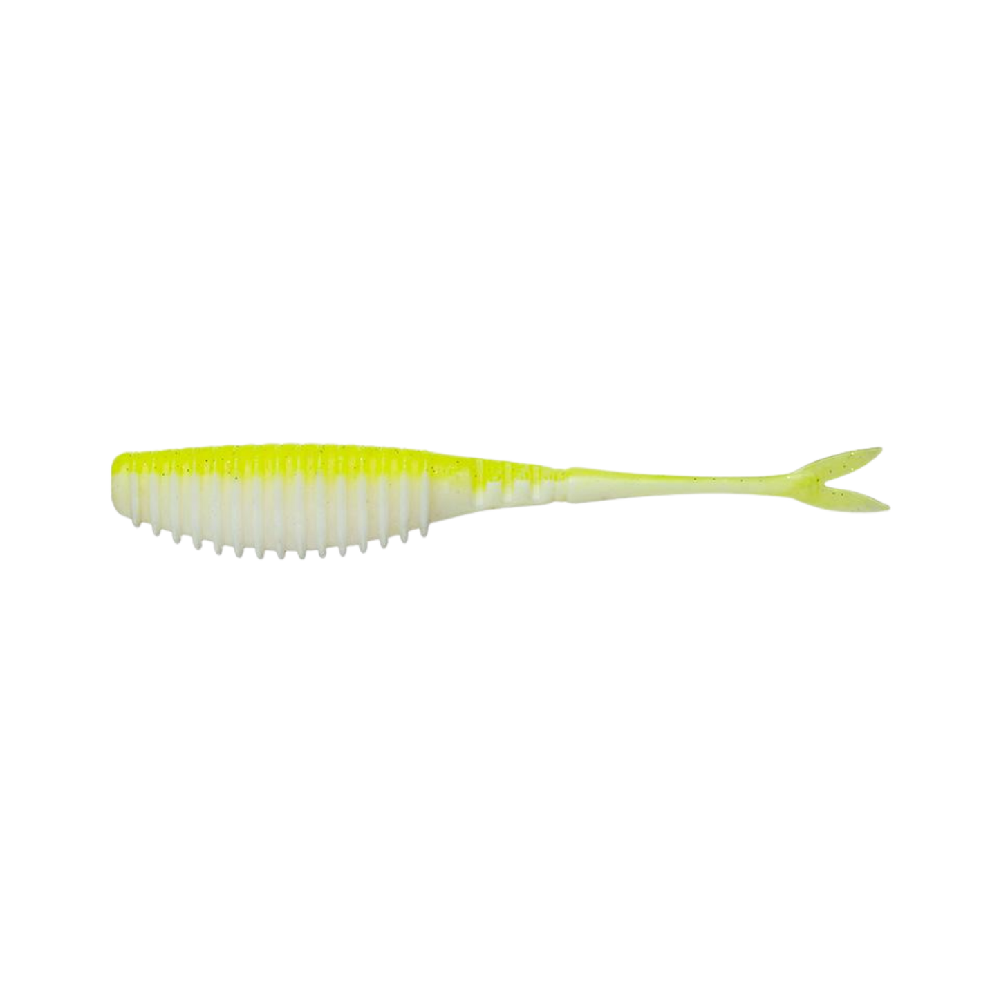 DAIWA EVERGREEN BULLPOINT SHAD WHITE CHARTREUSE