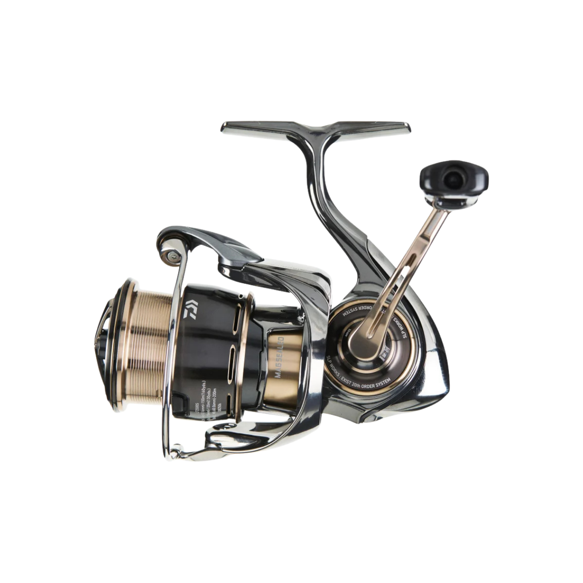 DAIWA EXIST 2500 XH 20TH ANNVRSRY SILVER GOLD