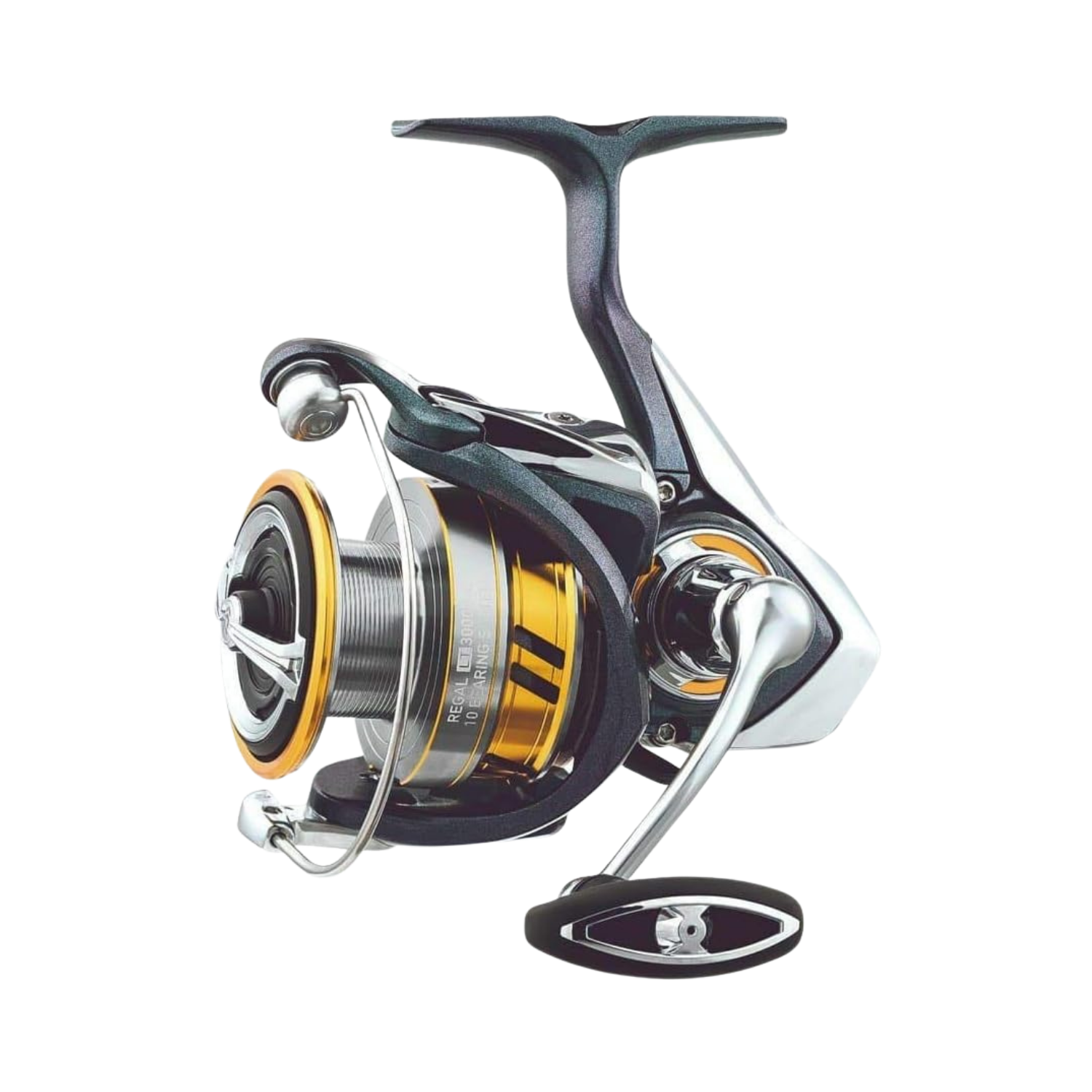 DAIWA REGAL LT SPINNING REEL CLAM SILVER YELLOW