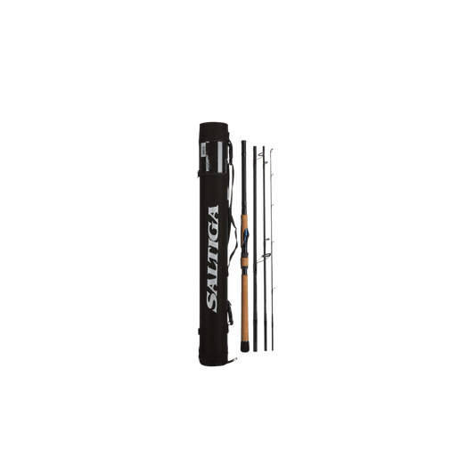 DAIWA SALTIGA INSHORE TRAVEL ROD - 7'6" M F 4PC with bag