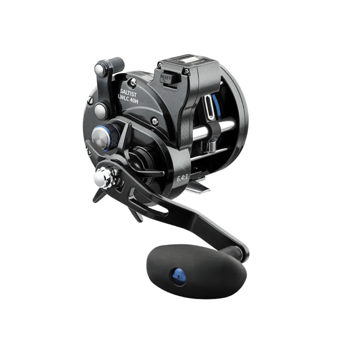 DAIWA SALTIST LW LINE COUNTER REEL BLACK ALUMINIUM