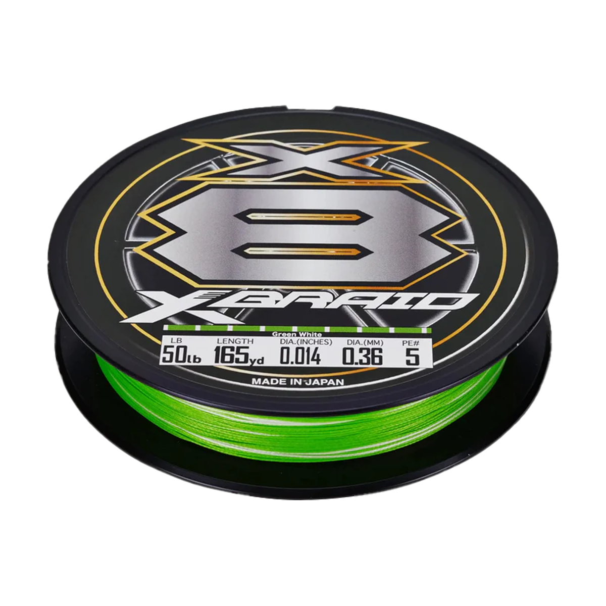 DAIWA XBRAID X8 BRAID 165YD