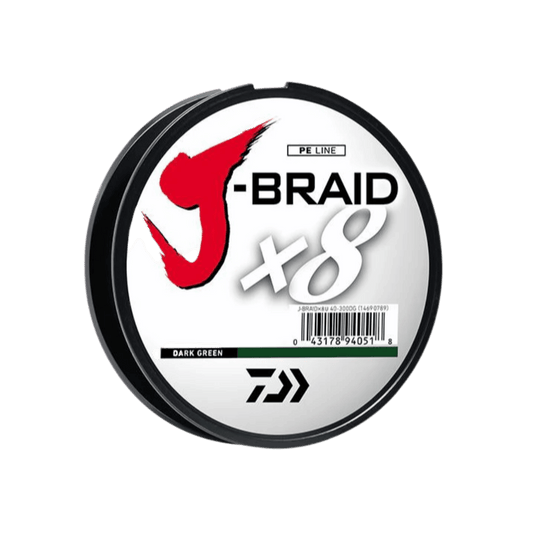 DAIWA J-BRAID X8  FS 300YD 100 LBS DARK GREEN