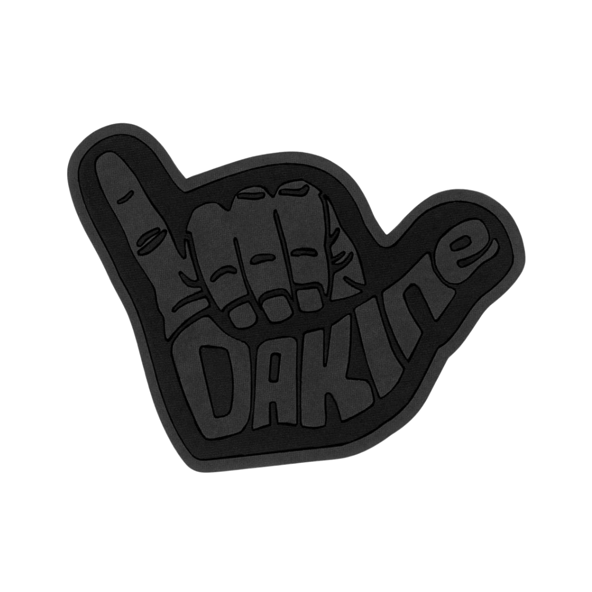 DAKINE SHAKA STOMP, BLACK, FRONT ANGLE