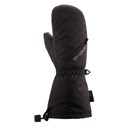 DAKINE YOUTH TRACKER WATERPROOF MITTEN - BLACK - FRONT VIEW