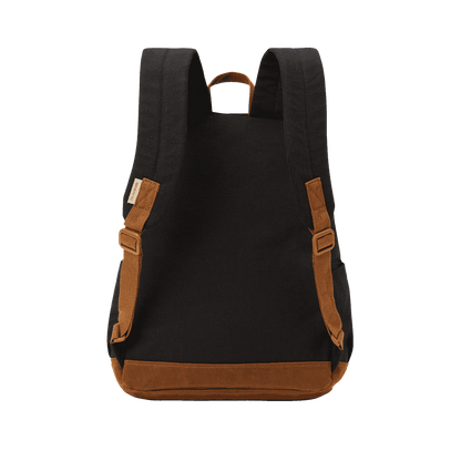 DAKINE WEDNESDAY COTTON CANVAS BACKPACK 21L-BLACK ONYX_BACK ANGLE