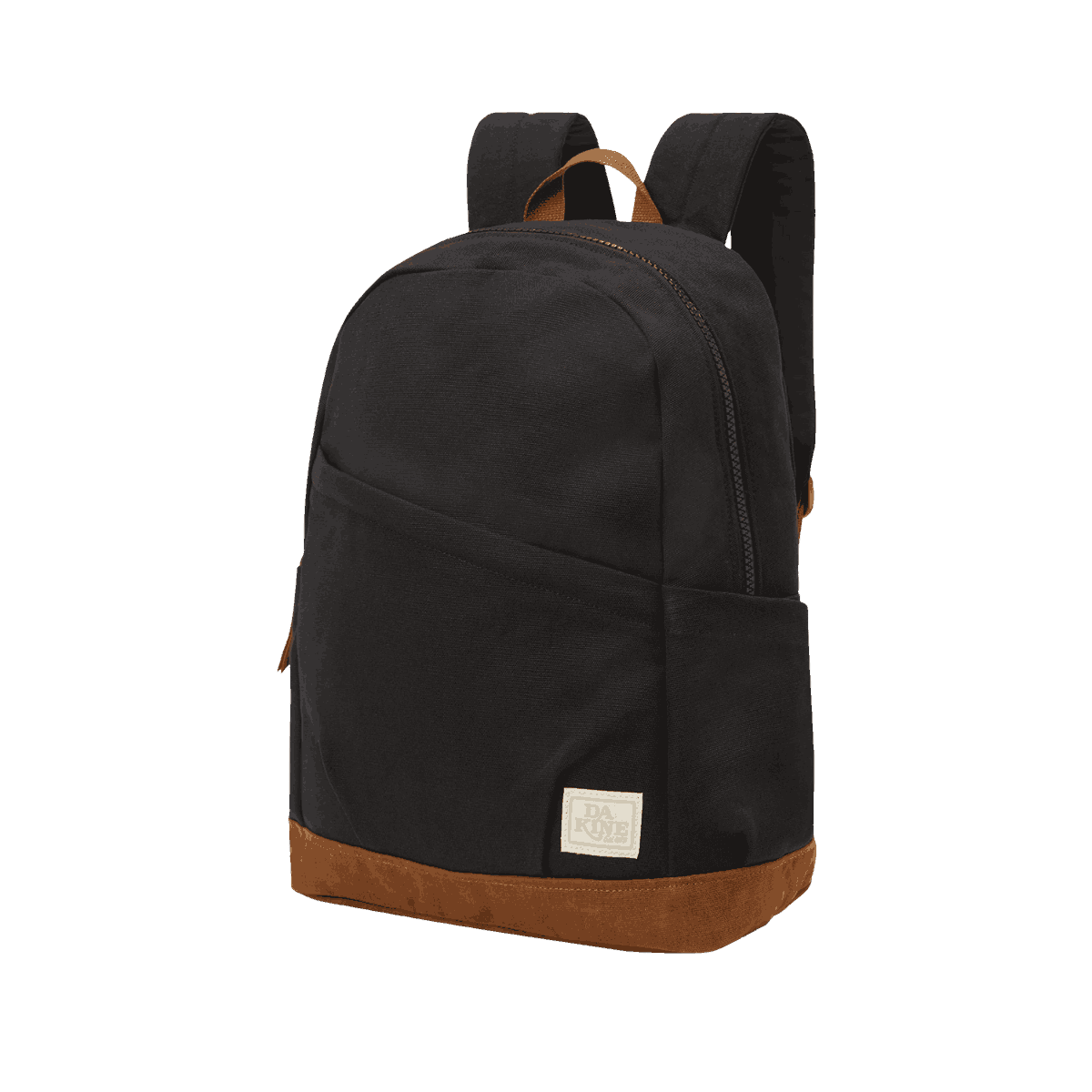 DAKINE WEDNESDAY COTTON CANVAS BACKPACK 21L-BLACK ONYX_FRONT ANGLE