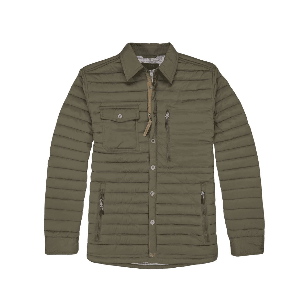 DAKOTA GRIZZLY BRUCE QUILTED SHIRT JKT FOREST NIGHT