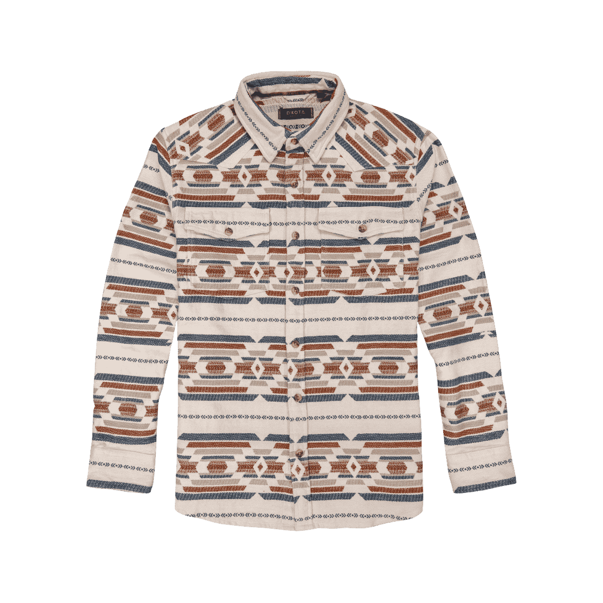 DAKOTA GRIZZLY HARRISON WOVEN FLANNEL PAINTED DUNE