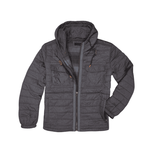 DAKOTA GRIZZLY HARVEY RIPSTOP HOODED JKT SMOKESTACK