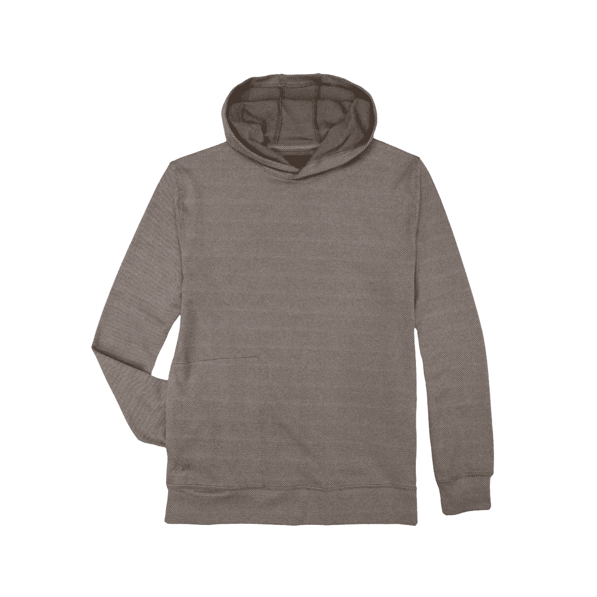 DAKOTA GRIZZLY KYLEN BRUSHED TWILL KNIT SHIRT WALNUT WOOD