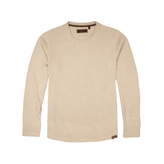 DAKOTA GRIZZLY LEWIS KNIT THERMAL SHIRT ALUMINUM