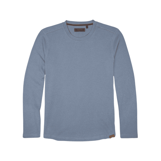 DAKOTA GRIZZLY LEWIS KNIT THERMAL SHIRT CLOUD DRFIT