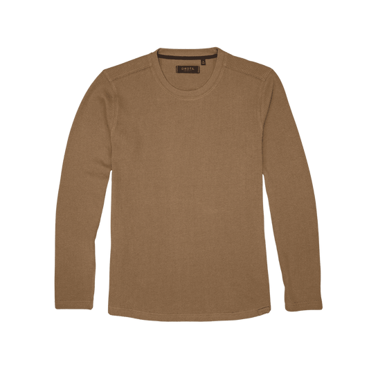DAKOTA GRIZZLY LEWIS KNIT THERMAL SHIRT TEAK