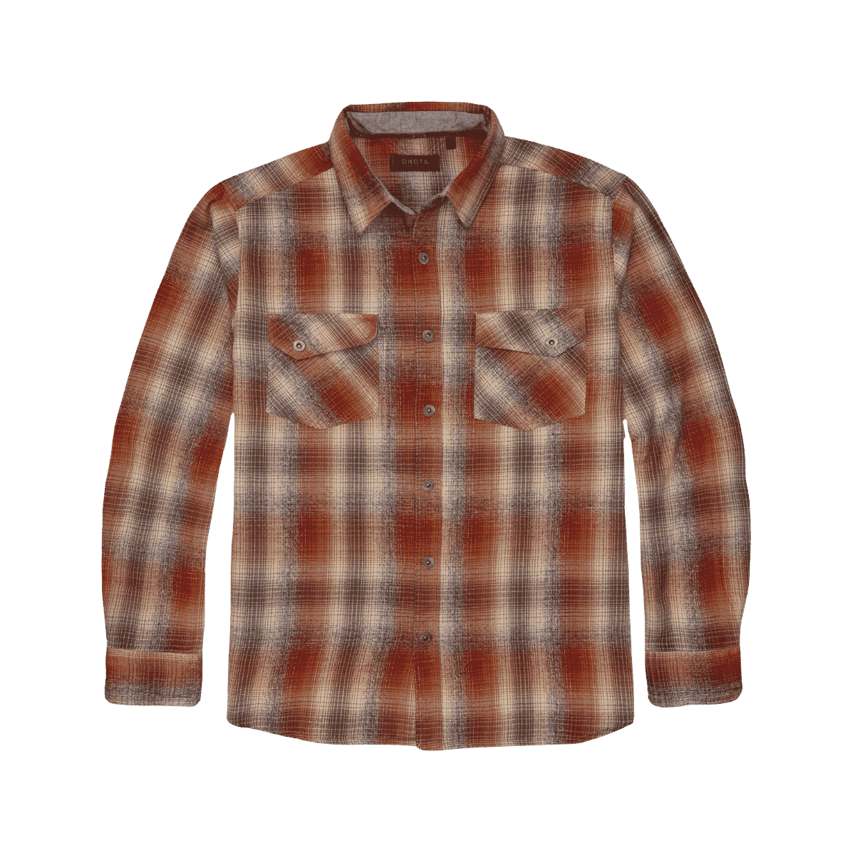 DAKOTA GRIZZLY RILEY FLANNEL SHIRT OUTBACK CLAY