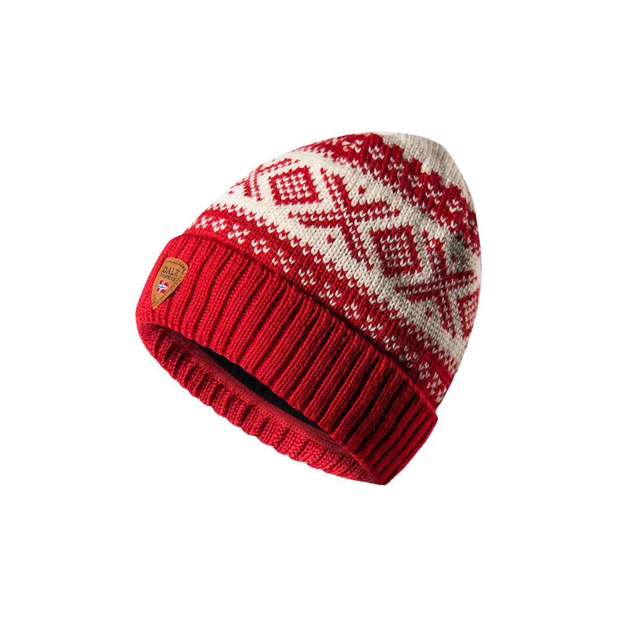 DALE OF NORWAY CORTINA 1956 HAT RED WHITE