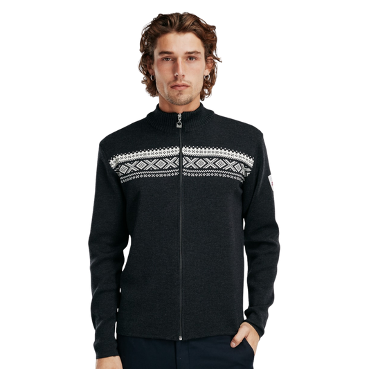 DALE OF NORWAY DALESTOLEN JACKET DARK CHARCOAL OFF WHITE