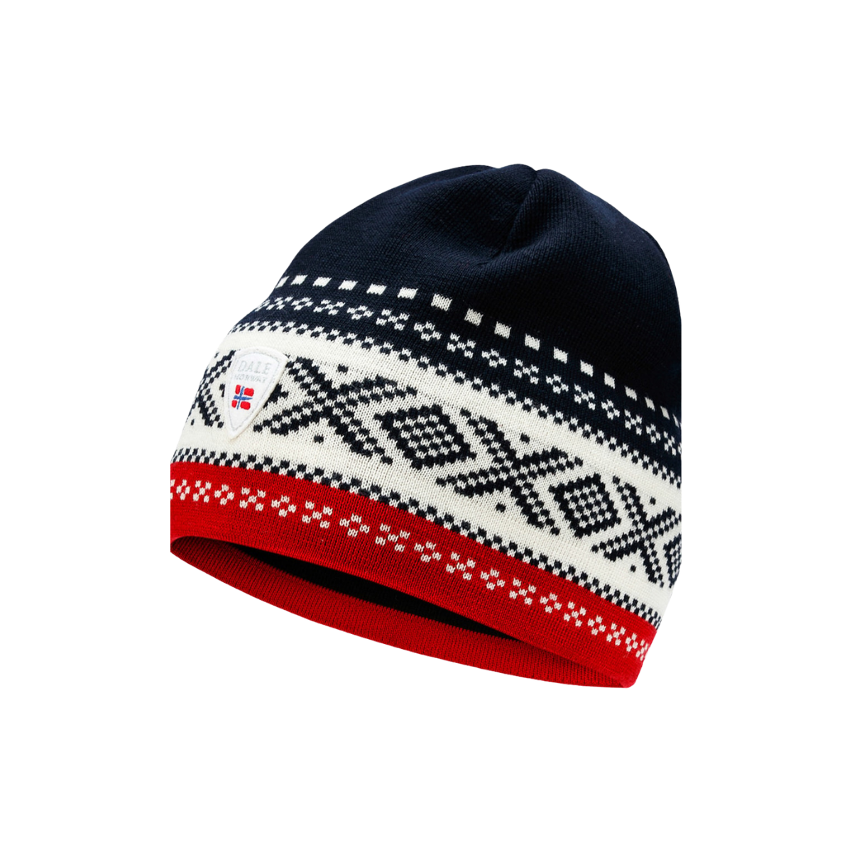DALE OF NORWAY DYSTINGEN HAT NAVY WOFF WHITE RASPBERRY