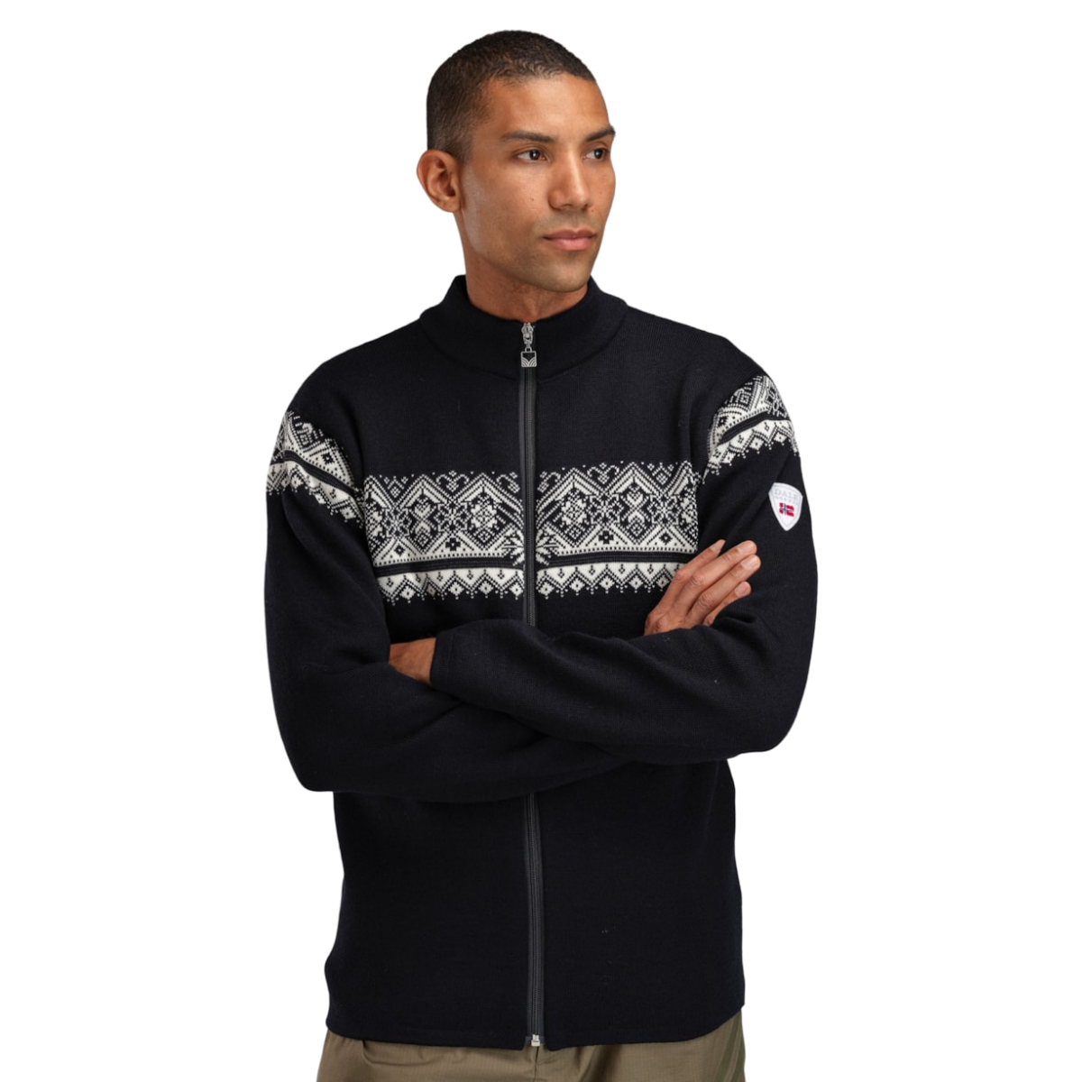 DALE OF NORWAY MORITZ JACKET BLACK WHITE CHARCOAL