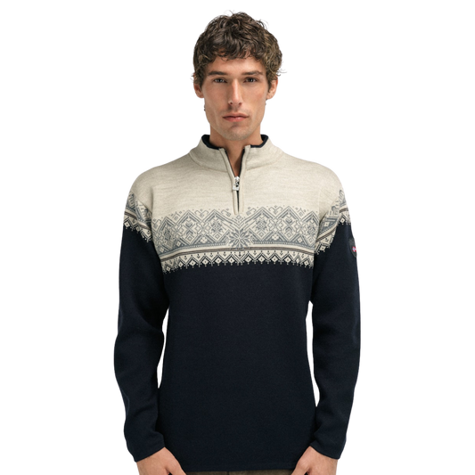 DALE OF NORWAY MORITZ MASC SWEATER BLACK SANDSTONE
