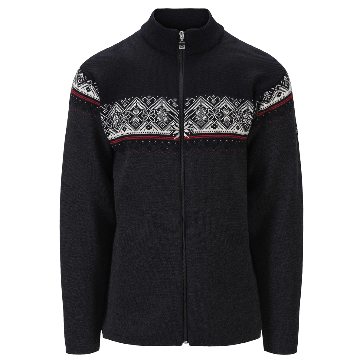 DALE OF NORWAY MEN'S MORITZ JACKET - DARKCHARCOAL BLACK OFFWHITE