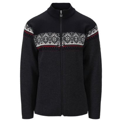 DALE OF NORWAY MEN'S MORITZ JACKET - DARKCHARCOAL BLACK OFFWHITE