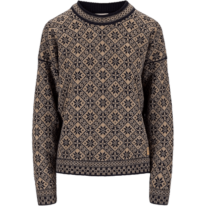 DALE OF NORWAY WOMEN'S BJORØY SWEATER - MOUNTIANSTONE MARINE SAND