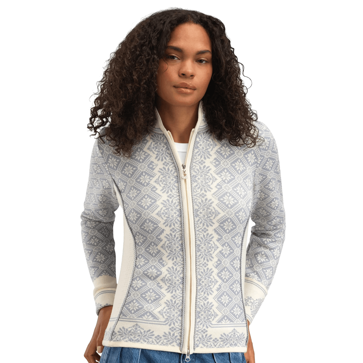 DALE OF NORWAY WOMEN'S CHRISTIANIA JACKET - OFFWHITE METALGREY